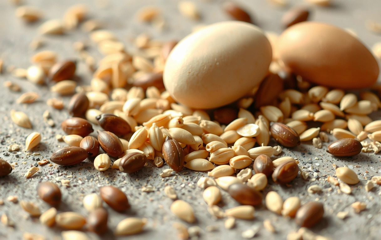 Detail čistých organických surovín