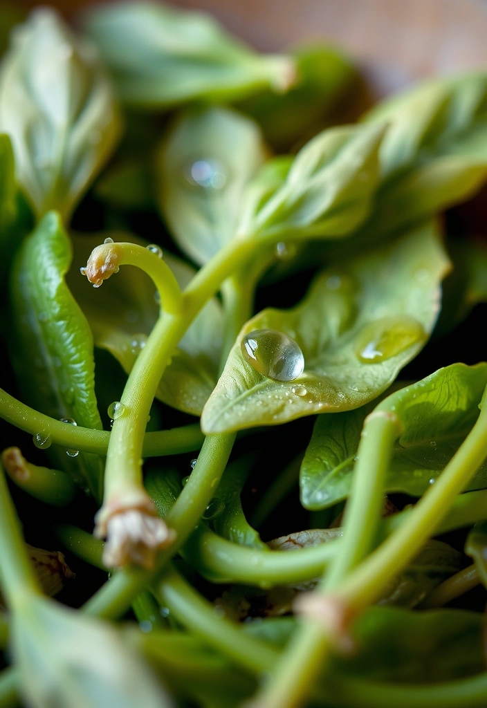 Detail čerstvých byliniek Nutribooking