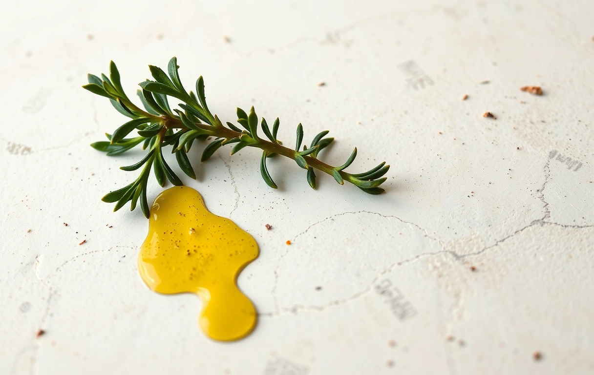 Detail čerstvých byliniek